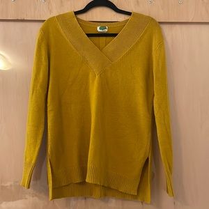 Anthropologie Mustard Sweater